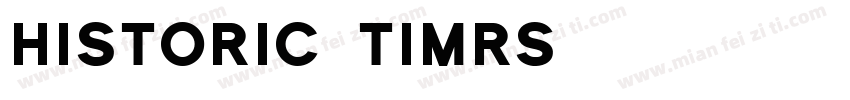 historic timrs字体转换
